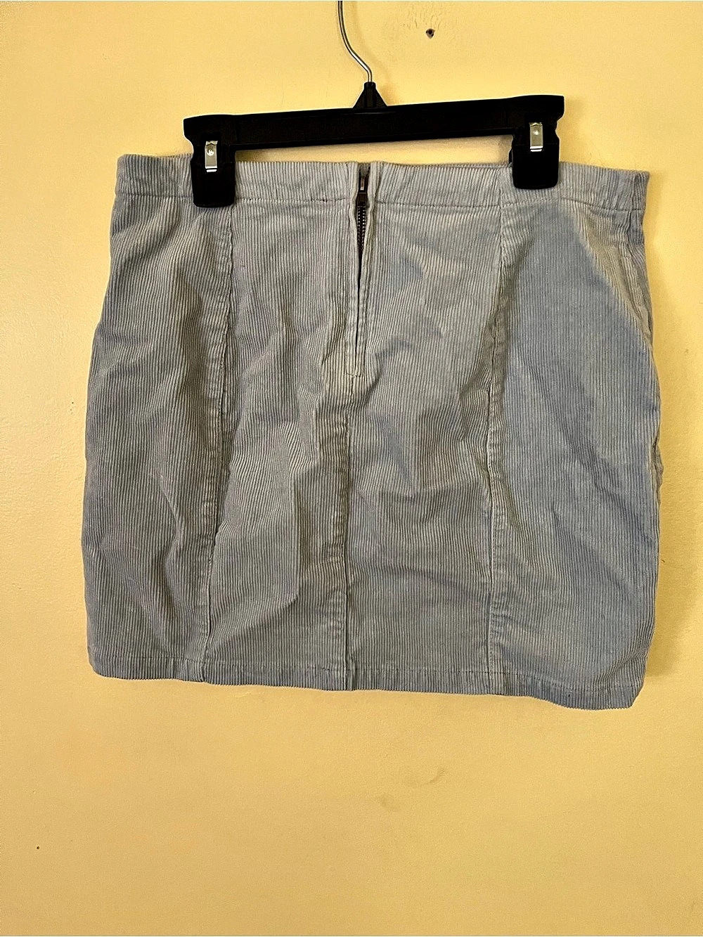 Forever 21 Striped Mini Skirt in Blue Size Medium